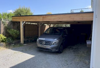 Carport accolé Doizon